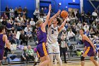 MBBall vs Emerson  Wheaton College Men's Basketball vs Emerson College is the first round of the NEWMAC Basketball Championships. - Photo By: KEITH NORDSTROM : Wheaton, basketball, NEWMAC MBBall2024